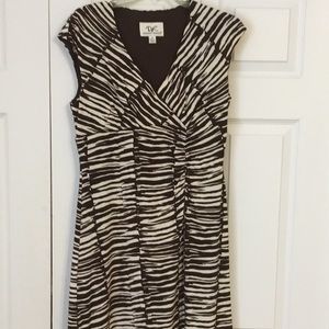 Zebra design day dress